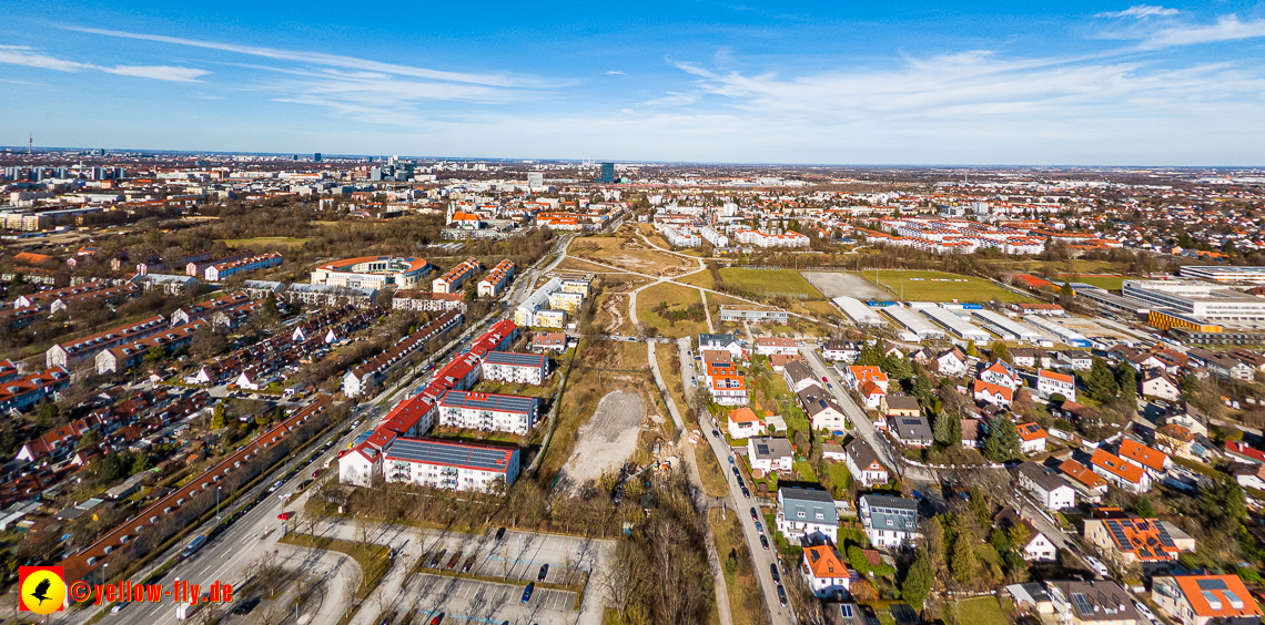 20.02.2023 - der Hachinger Bach zwischen Berg am Laim und Neuperlach